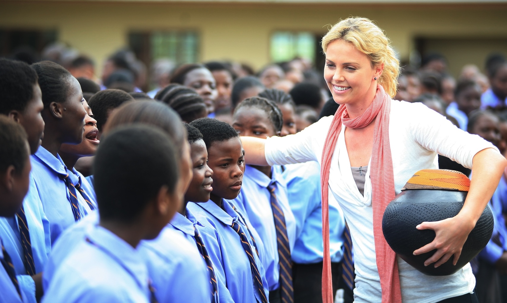 CTAOP, Charlize Theron with kids