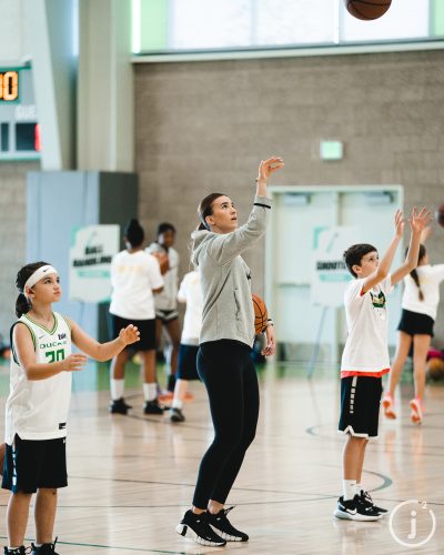 Sabrina Ionescu at the SI20 camp