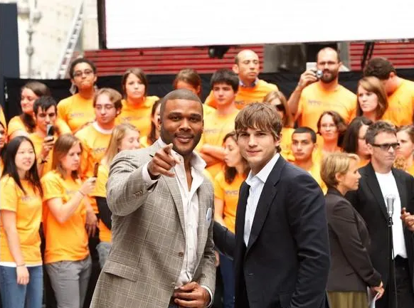 Tyler Perry and Ashton Kutcher for iParticipate