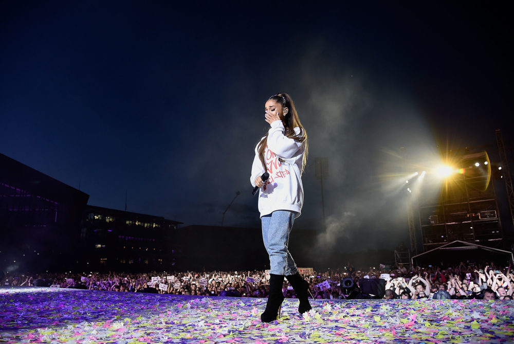 Ariana Grande at One Love Manchester Benefit Concert