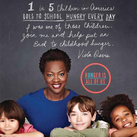 Viola Davis and Hunger Is, Ad