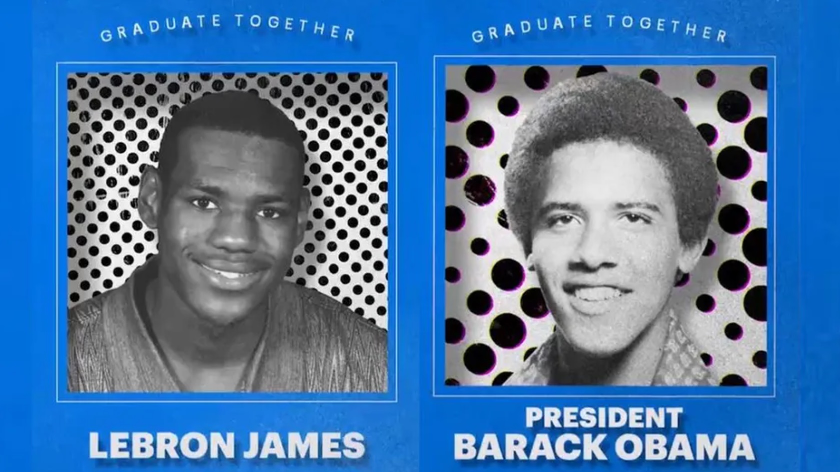 Graduate Together LeBron James and President Barack Obama