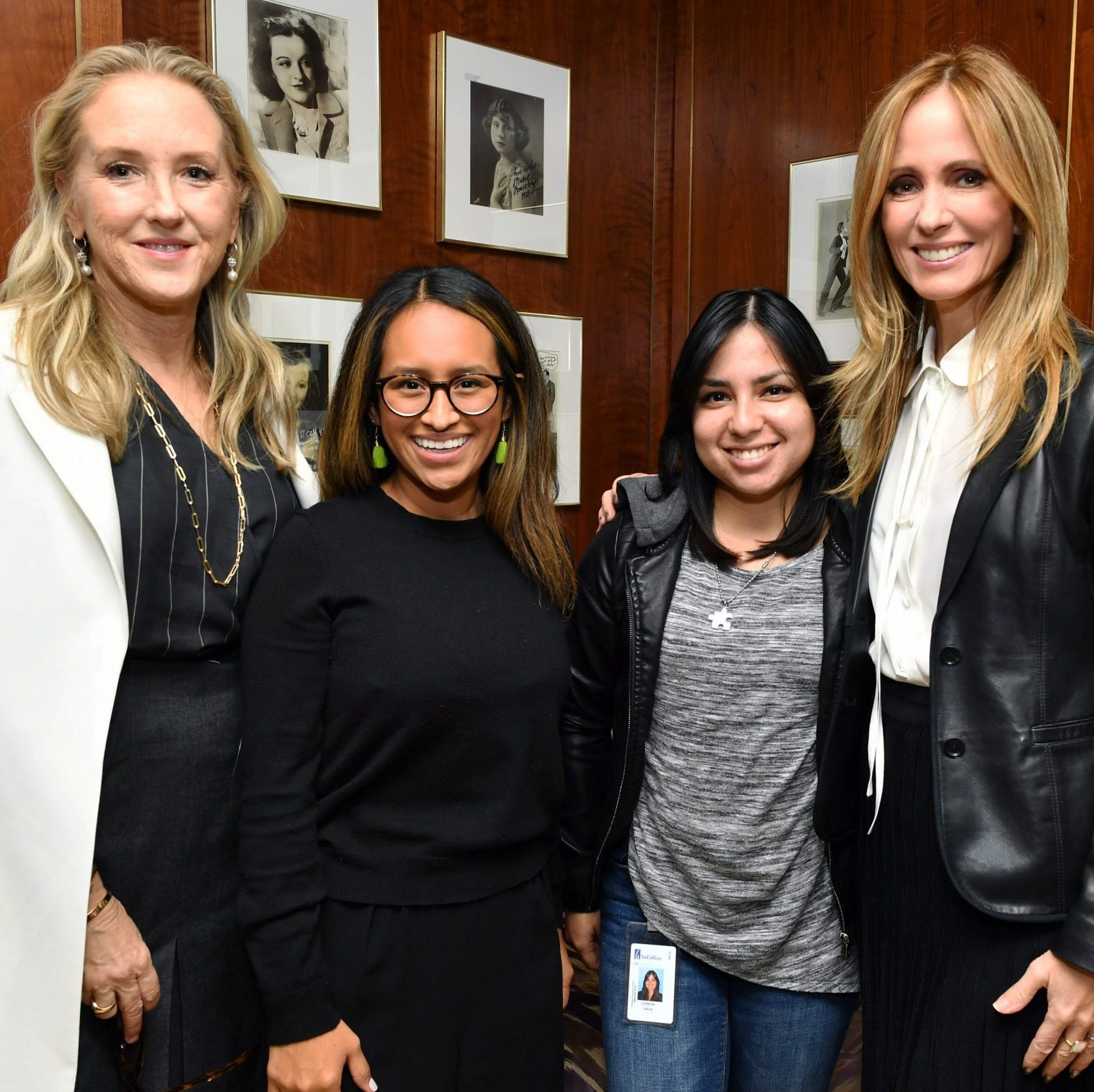 Head of Amazon Studios Jennifer Salke, mentee Paola Franco, Lorena, and Chairman of Disney Television Studios and ABC Entertainment Dana Walden attend Ten Years Of The Hollywood Reporter Women In Entertainment Mentorship, presented by Lifetime, on December 09, 2019 in Los Angeles, California.